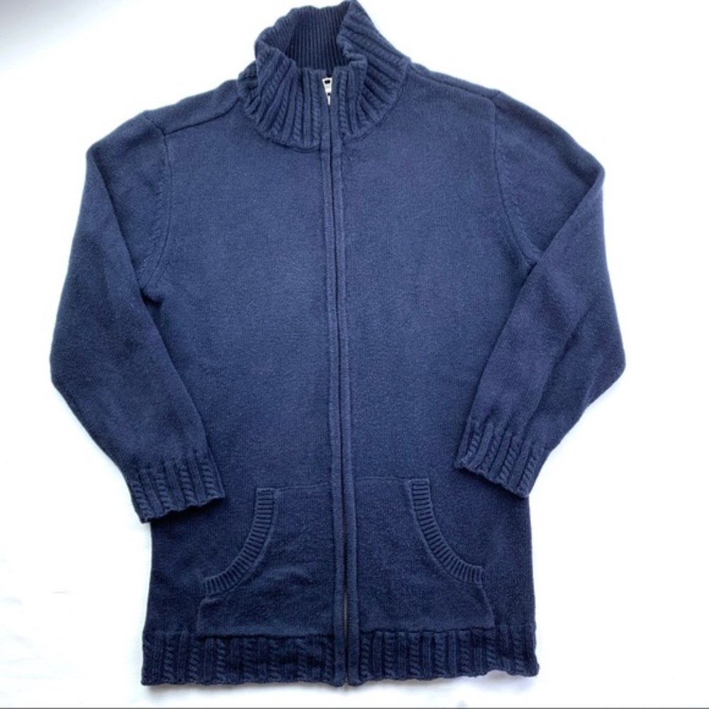 Banana Republic Factory zipped long sleeve sweater - Picture 2 of 8